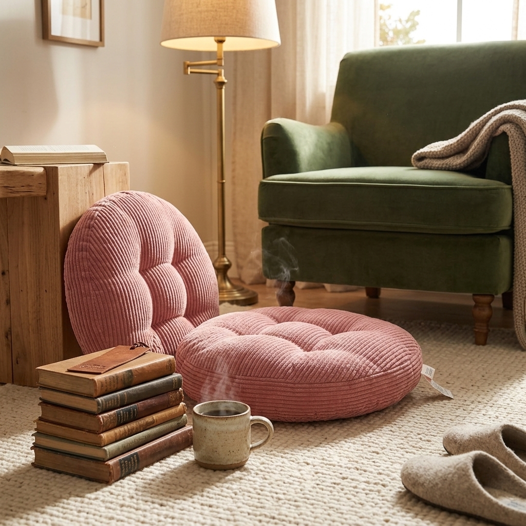 Round Thick Corduroy Chair Cus – Meditation Cushion Zafu recenzja i cena