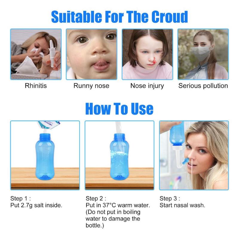 【WA】Nasal Irrigator Rinse Bott – Neti Pot Nasal Rinse recenzja i cena