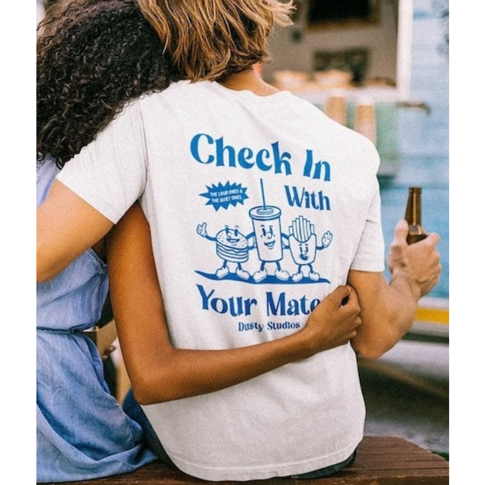 Check in With Your Mates T-Shi – Health Wellness Mental Health recenzja i cena