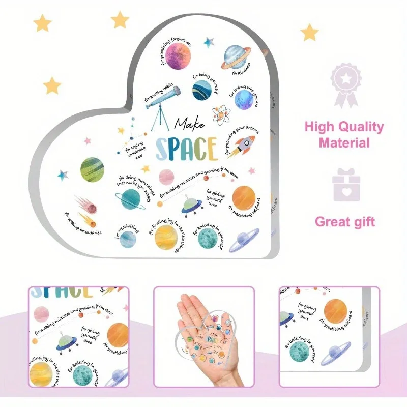 Acrylic Heart Mental Health De – Health Wellness Mental Health recenzja i cena