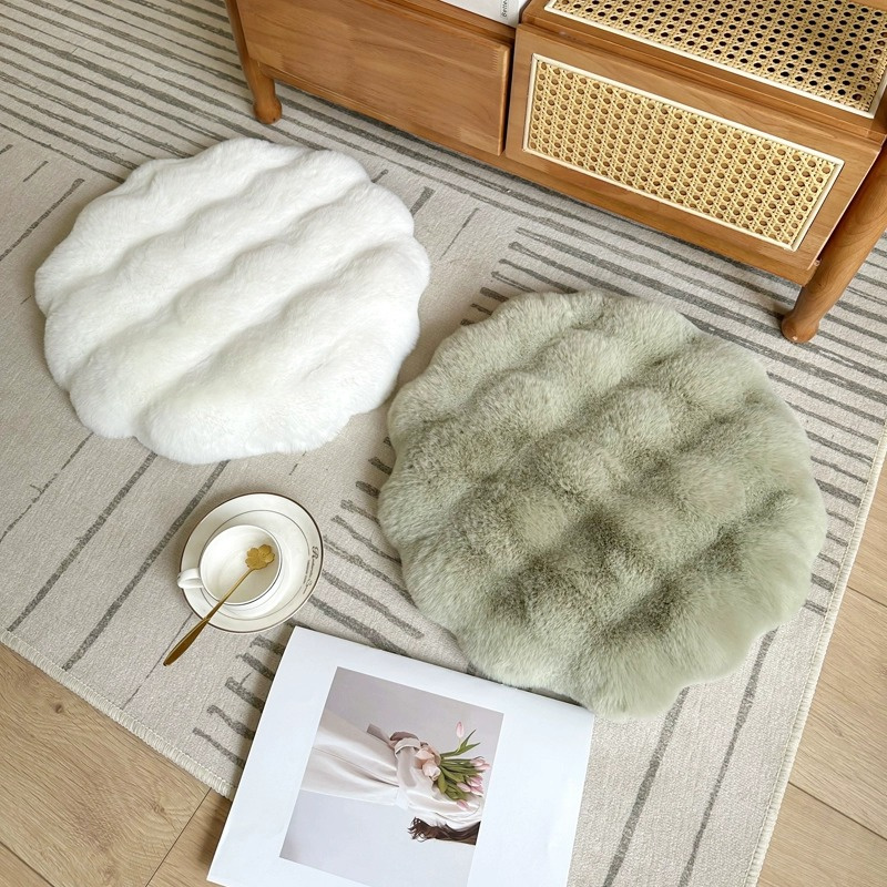Faux Rabbit Fur Futon Cushion, – Acupressure Mat Set recenzja i cena