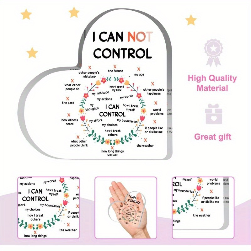 Anxiety Relief Acrylic Sign, M – Health Wellness Mental Health recenzja i cena