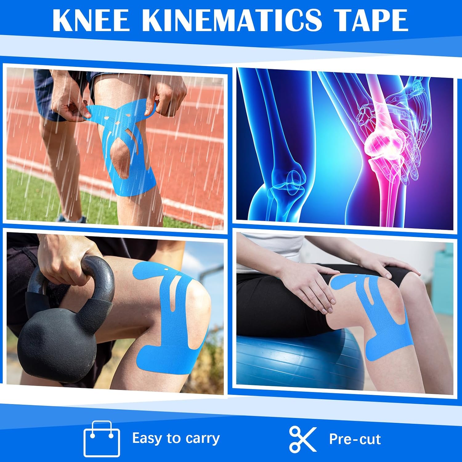 10PCS Precut Kinesiology Tape  – Sports Taping Precut recenzja i cena
