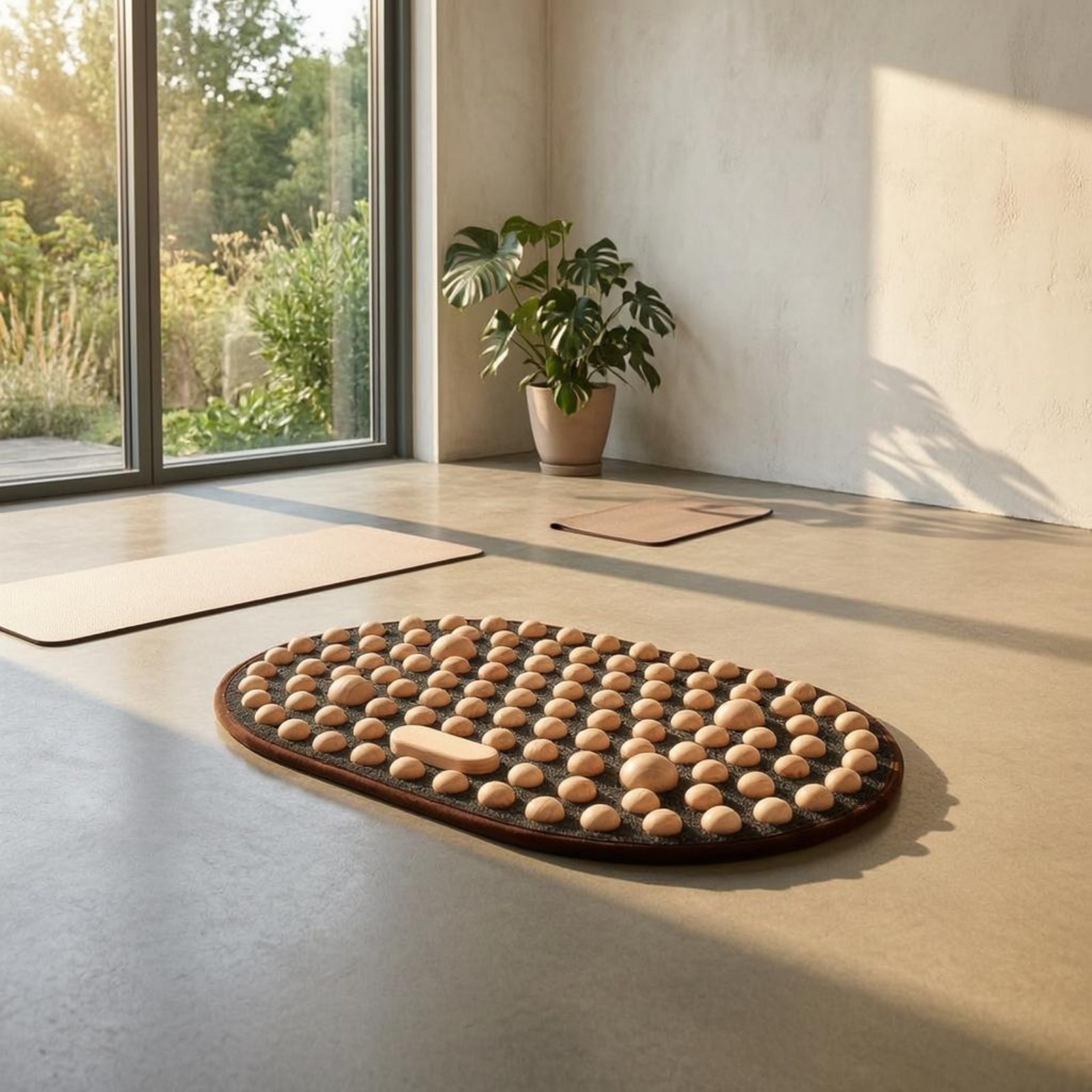 Wooden Foot Massage Mat Textur – Health Wellness And recenzja i cena