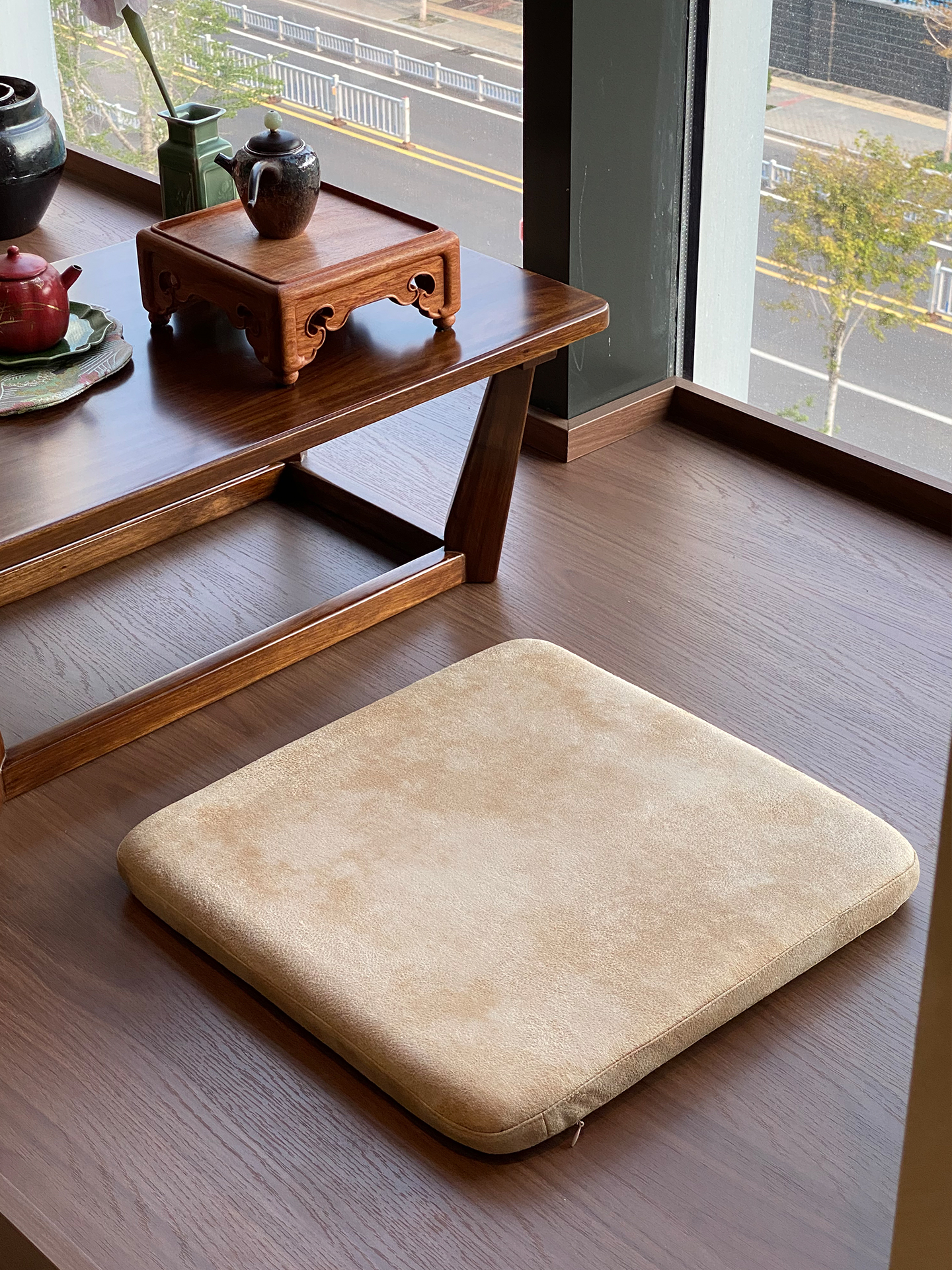 Silver Frost Retro  Color Squa – Meditation Cushion Zafu recenzja i cena