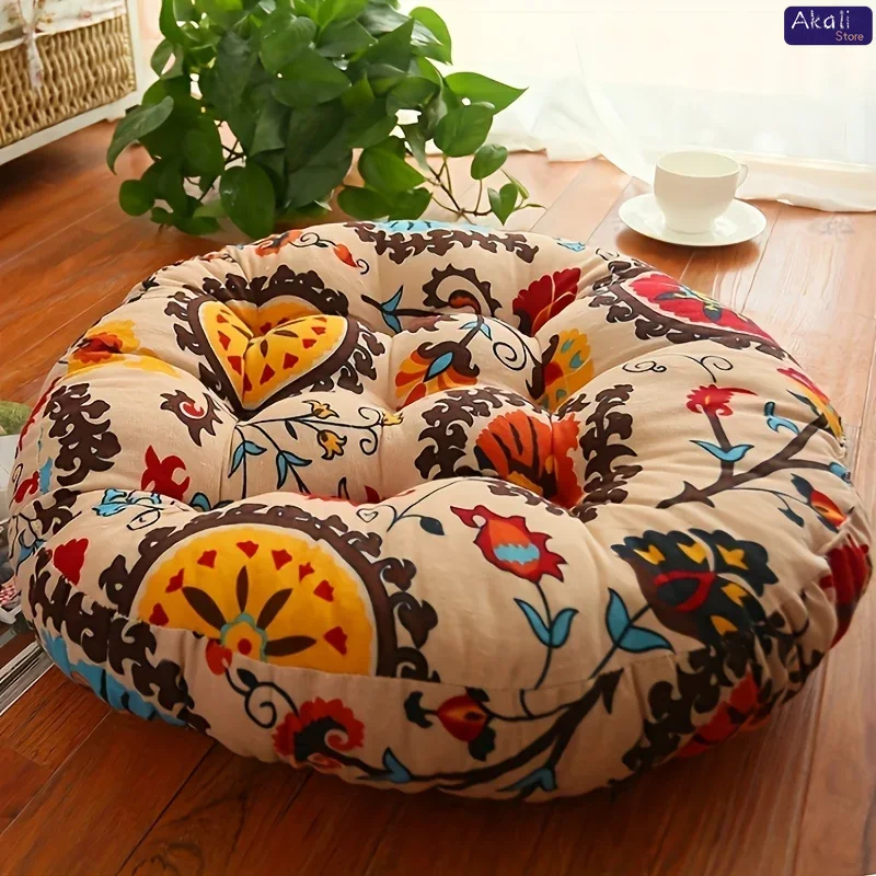 Soft Cotton and Linen Floor Cu – Meditation Cushion Zafu recenzja i cena