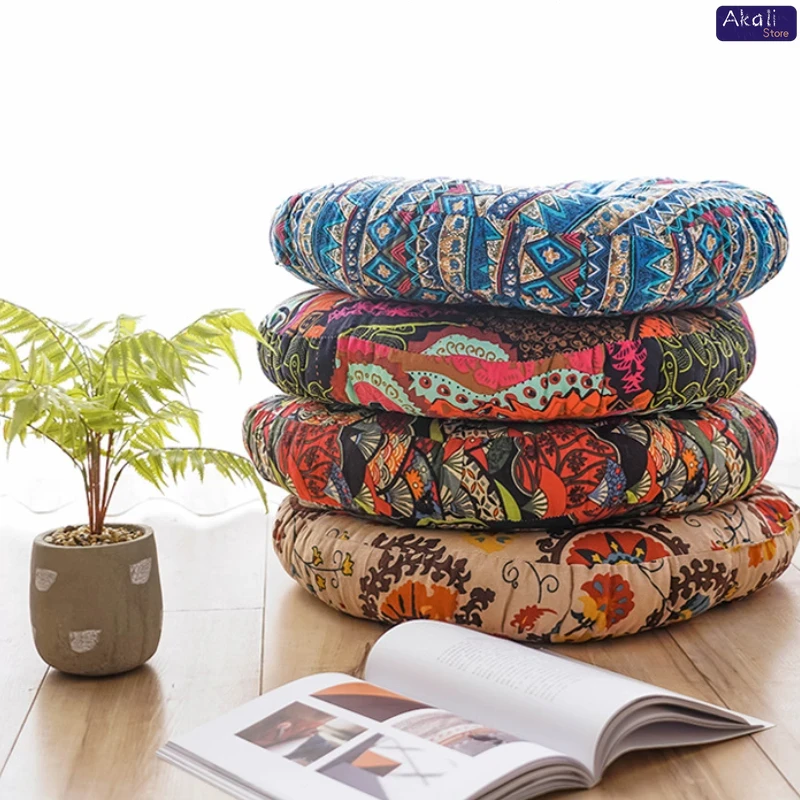 Soft Cotton and Linen Floor Cu – Meditation Cushion Zafu recenzja i cena