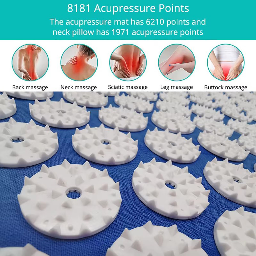 Massager pillow, massage mat f – Acupressure Mat Set recenzja i cena