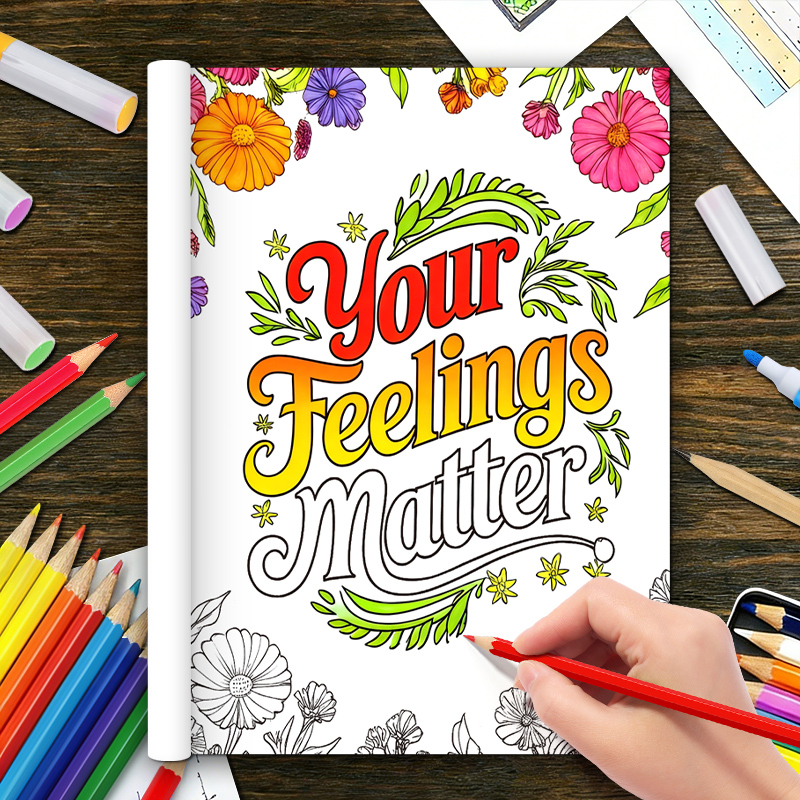 Adult Coloring Book 32 Pages M – Health Wellness Mental Health recenzja i cena