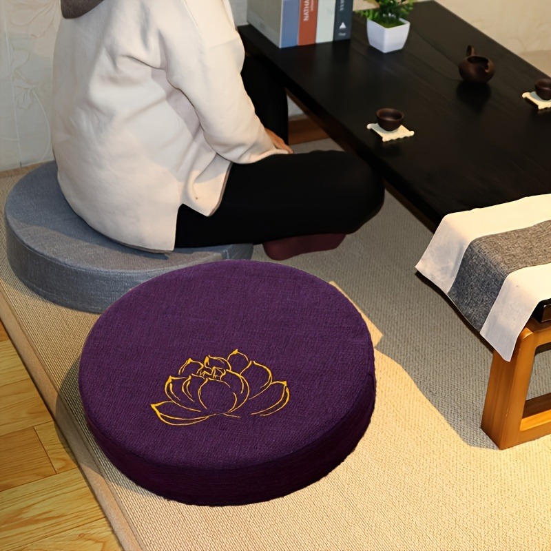 Handmade Embroidered Round Med – Meditation Cushion Zafu recenzja i cena