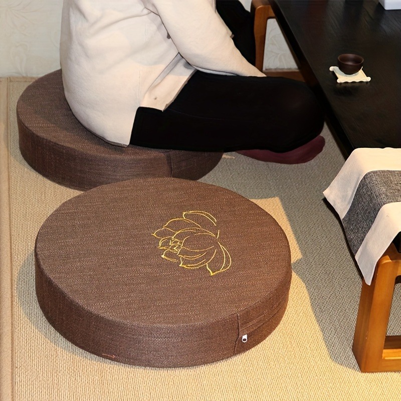 Handmade Embroidered Round Med – Meditation Cushion Zafu recenzja i cena