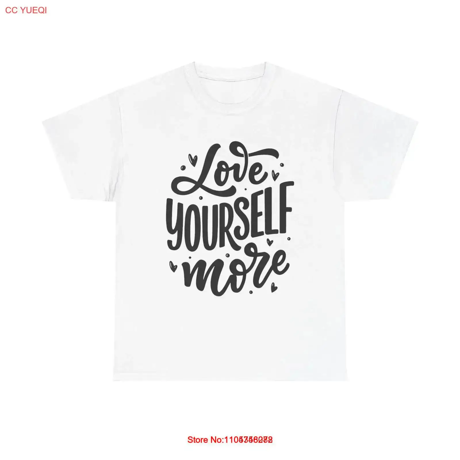 Love Yourself More T Shirt sel – Health Wellness Mental Health recenzja i cena