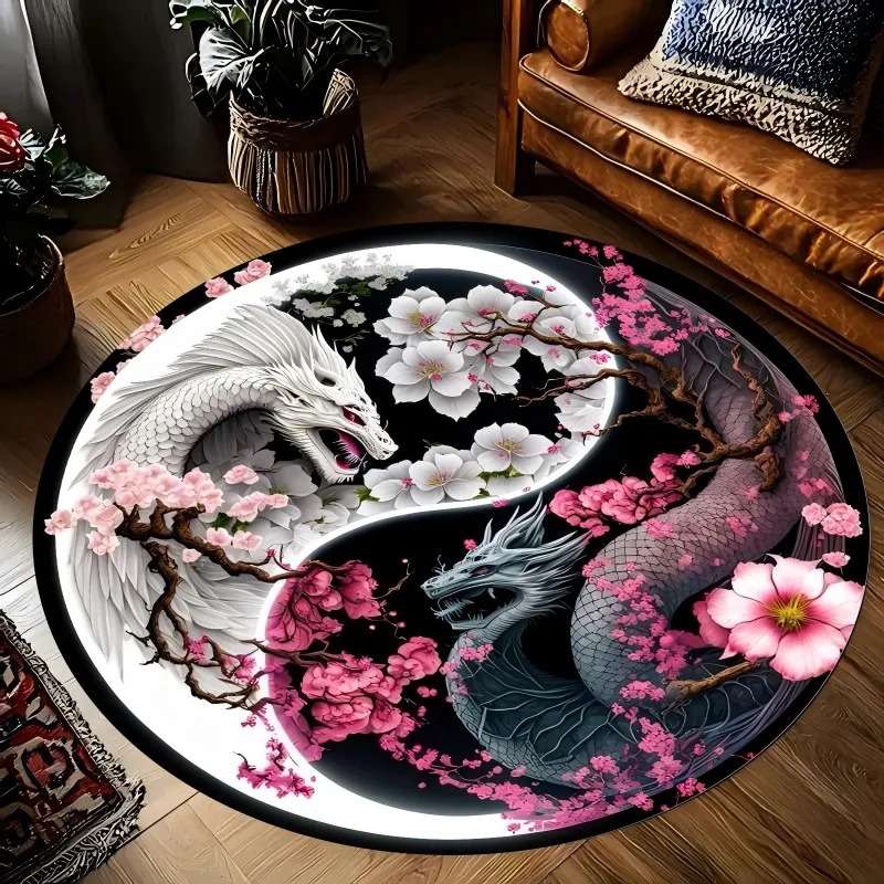 Dragon Yin Yang Mat for Decor, – Acupressure Mat Set recenzja i cena