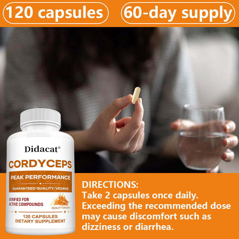Cordyceps Mushroom Capsules 10 – Health Wellness And recenzja i cena