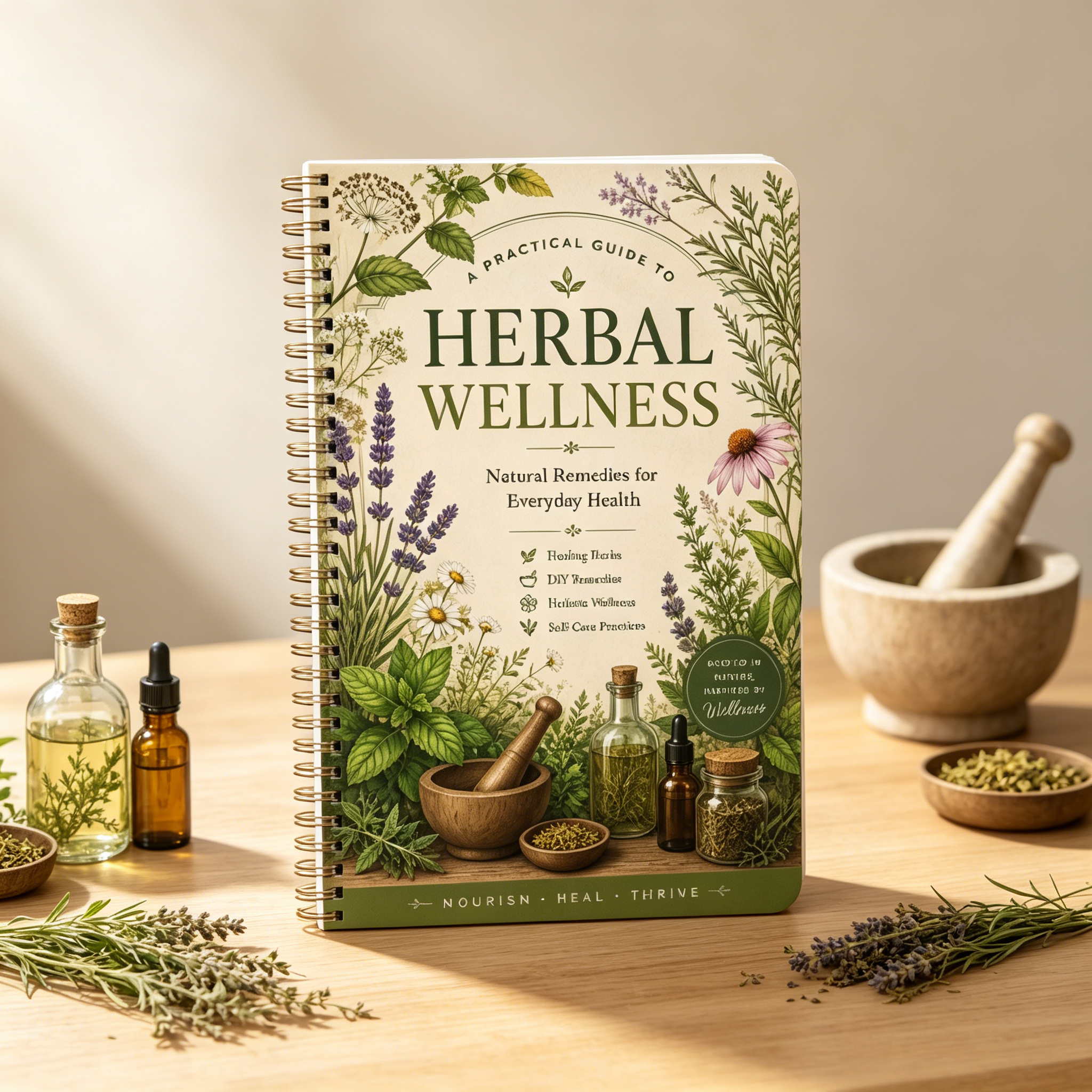 Herbal Remedies Journal A5 Spi – Health Wellness Notes recenzja i cena