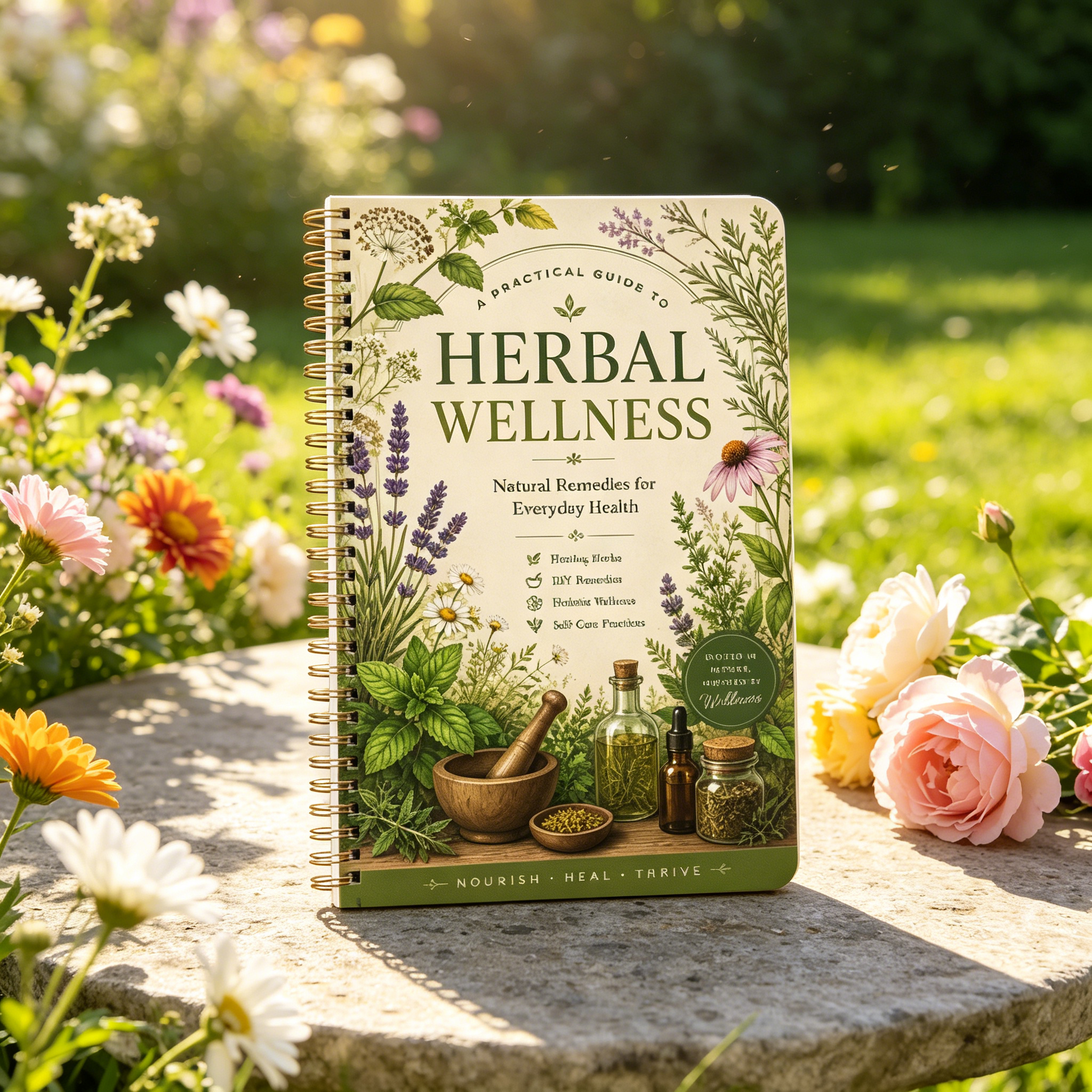 Herbal Remedies Journal A5 Spi – Health Wellness Notes recenzja i cena