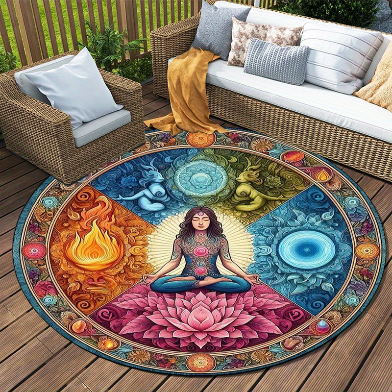 Chakra Lotus Round Rug Water & – Acupressure Mat Set recenzja i cena