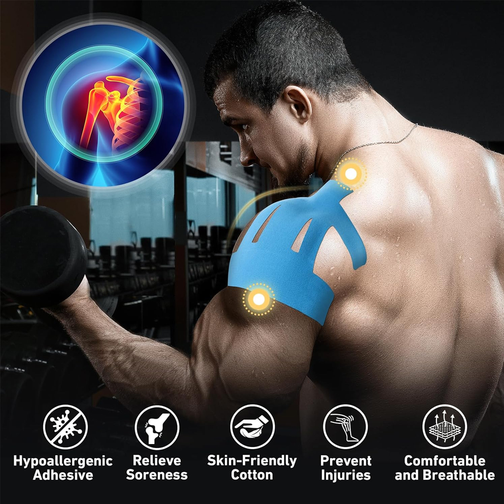 10PCS Precut Kinesiology Tape  – Sports Taping Precut recenzja i cena